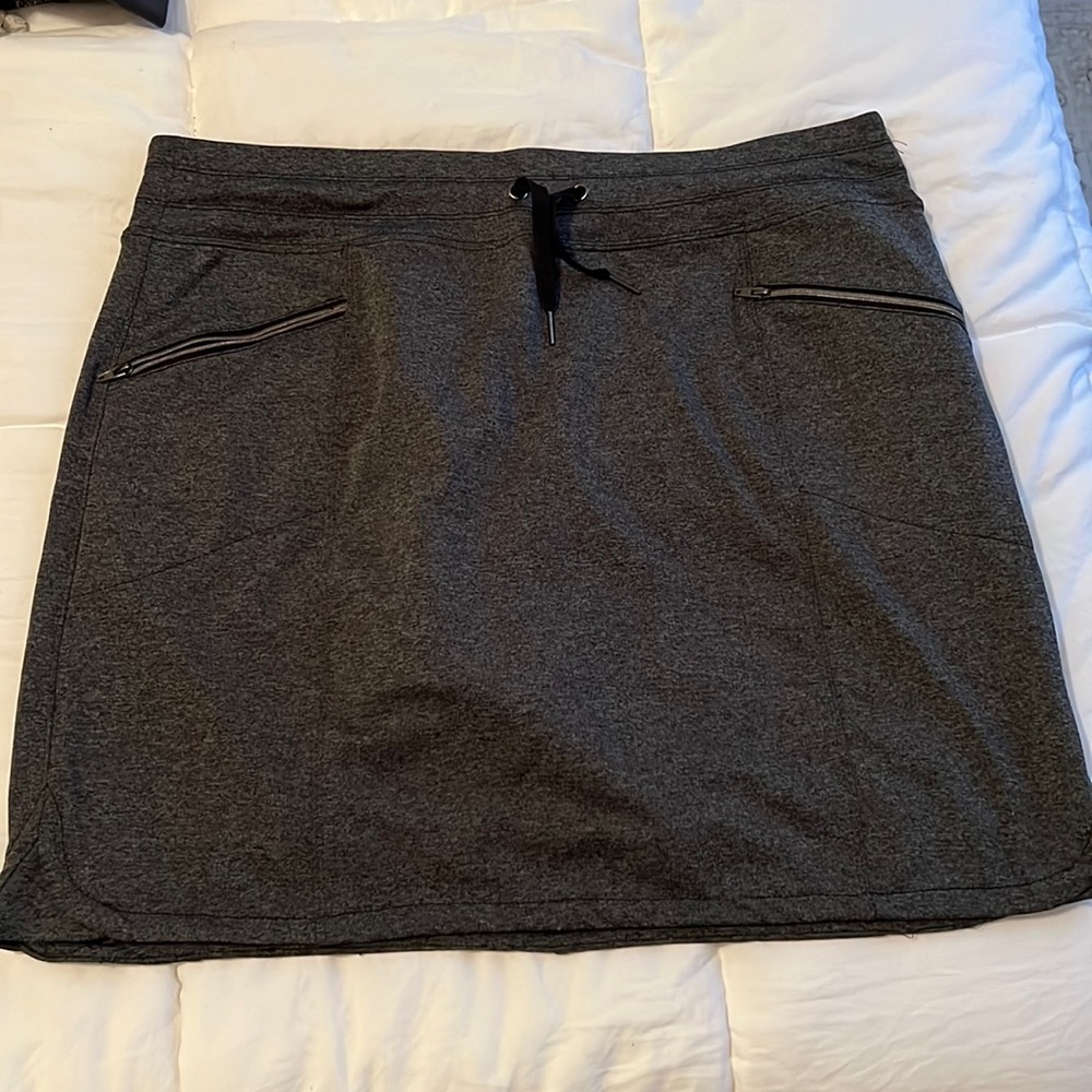 Grey knit Tangerine skort - XXL